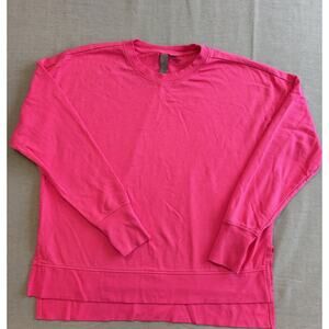 Sweaty Betty M Medium Sweatshirt Pink Crew Neck Long Sleeve Womens US:8